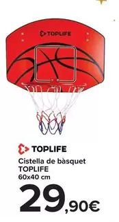 Oferta de Toplife - Canasta Basket   por 29,9€ en Carrefour