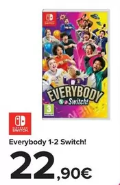 Oferta de Nintendo SWITCH - Everybody 1-2 Switch! por 22,9€ en Carrefour