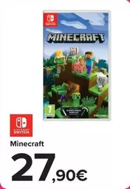 Oferta de Nintendo SWITCH - Minecraft por 27,9€ en Carrefour