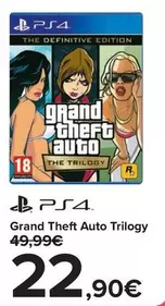 Oferta de Ps4 - Grand Theft Auto Trilogy por 22,9€ en Carrefour