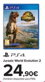 Oferta de Ps4 - Jurasic World Evolution 2 por 24,9€ en Carrefour