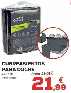 Oferta de Outech - Cubreasientos Para Coche por 21,99€ en Kiwoko