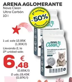 Oferta de Nova Clean - Arena Aglomerante por 12,95€ en Kiwoko