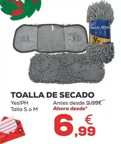 Oferta de Yes!Ph - Toalla De Secado por 6,99€ en Kiwoko