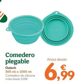 Oferta de Outech - Comedero Plegable por 6,99€ en Tiendanimal