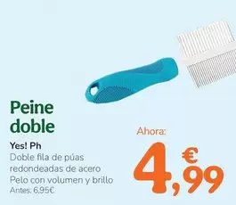 Oferta de Yes!Ph - Peine Doble por 4,99€ en Tiendanimal