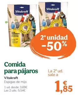 Oferta de Vitakraft - Comida Para Pajaros por 3,69€ en Tiendanimal