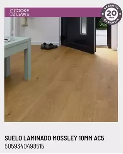 Oferta de Suelo Laminado Mossley 10mm Ac5 en Brico Depôt