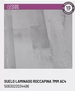 Oferta de Cooke & Lewis - Suelo Laminado Roccapina 7mm Ac4 en Brico Depôt