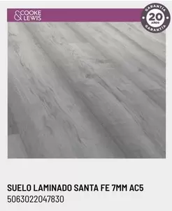 Oferta de Suelo Laminado Santa Fe 7mm Ac5 en Brico Depôt