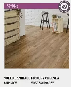 Oferta de Suelo Laminado Hickory Chelsea en Brico Depôt