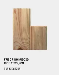 Oferta de Friso Pino Nudoso 10MM 201X9.7CM en Brico Depôt