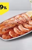 Oferta de Langostino Cocido por 18,95€ en BM Supermercados