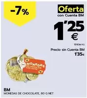 Oferta de Bm - Monedas De Chocolate por 1,35€ en BM Supermercados