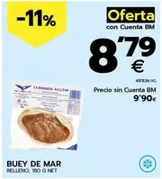 Oferta de Buey De Mar  por 9,9€ en BM Supermercados