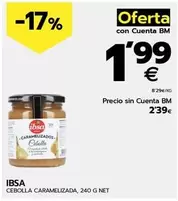 Oferta de Ibsa - Cebolla Caramelizada por 1,99€ en BM Supermercados