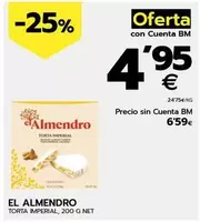 Oferta de El Almendro - Torta Imperial por 6,59€ en BM Supermercados