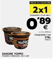 Oferta de Danone - Yopro Pudding  por 1,79€ en BM Supermercados