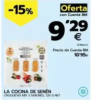 Oferta de La Cocina De Senén - Croquetas Mix 3  por 10,95€ en BM Supermercados