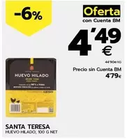 Oferta de Santa Teresa - Huevo Hilado por 4,79€ en BM Supermercados