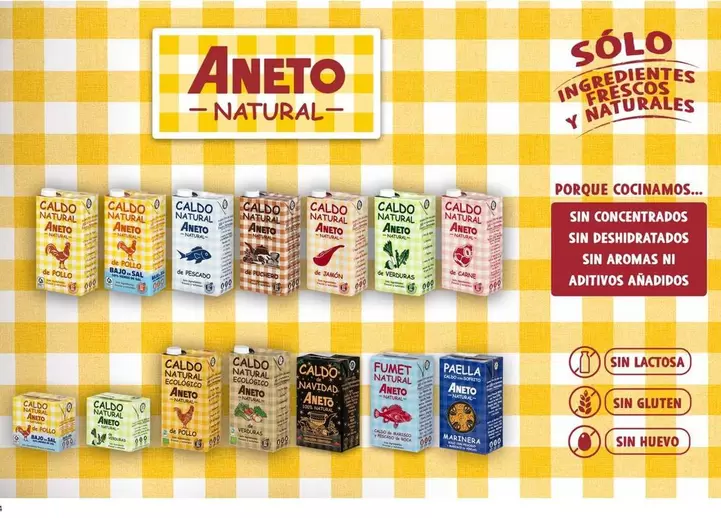 Oferta de Aneto - Caldo en BM Supermercados