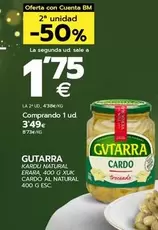 Oferta de Gvtarra - Cardo Al Natural  por 3,49€ en BM Supermercados