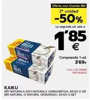 Oferta de Kaiku - Bifi Natural O Natural Desnatado por 3,69€ en BM Supermercados