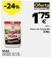 Oferta de Musa - Mayonesa por 1,75€ en BM Supermercados