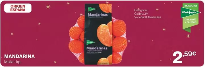 Oferta de Origen - Mandarina por 2,59€ en Supercor