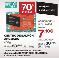 Oferta de Centro De Salmón Ahumado por 23,65€ en Supercor