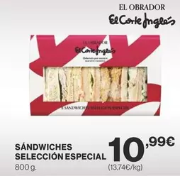 Oferta de Sandwiches Seleccion Especial por 10,99€ en Supercor