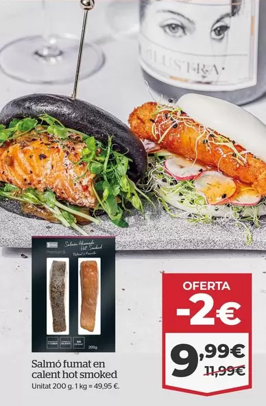 Oferta de Salmón Ahumado En Caliente Hot Smoked por 9,99€ en La Sirena