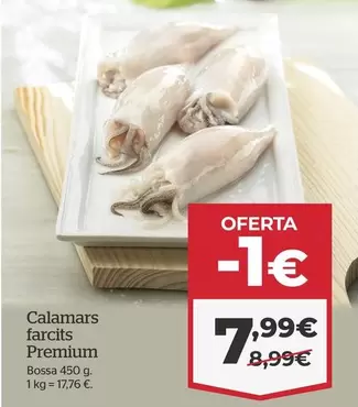 Oferta de Calamars Farcits Premium por 7,99€ en La Sirena