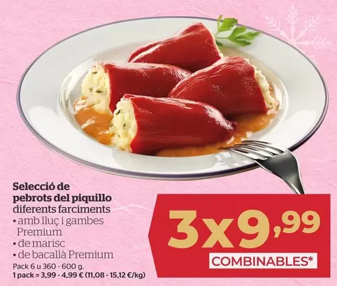 Oferta de Selección De Pimientos Del Piquillo por 3,99€ en La Sirena