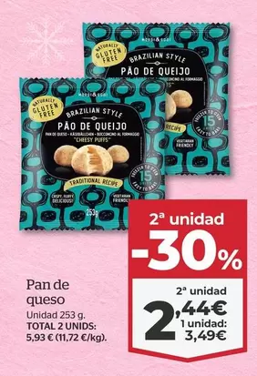 Oferta de Pan De Queso por 3,49€ en La Sirena