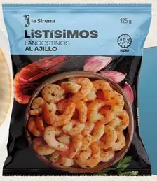 Oferta de Langostinos Al Ajillo por 2,99€ en La Sirena