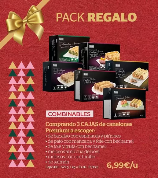 Oferta de Premium - Comprando 3 Cajas De Canelones por 6,99€ en La Sirena