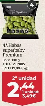 Oferta de Premium - Habas Superbaby  por 3,49€ en La Sirena