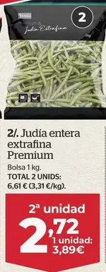 Oferta de Premium - Judía Entera Extrafina  por 3,89€ en La Sirena