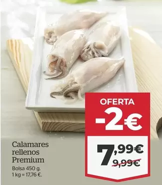 Oferta de Calamars Rellenos Premium por 7,99€ en La Sirena