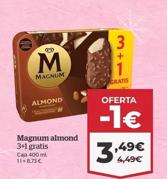 Oferta de Magnum - Almond por 3,49€ en La Sirena