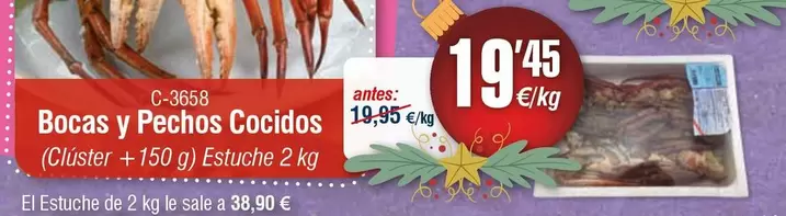 Oferta de Bocas Y Pechos Cocidos por 19,45€ en Abordo