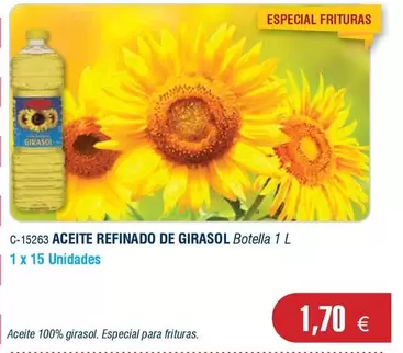 Oferta de Abordo - Aceite Refinado De Girasol por 1,7€ en Abordo