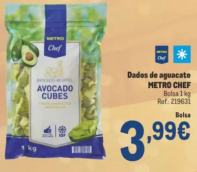 Oferta de Chef - Dados De Aguacate por 3,99€ en Makro