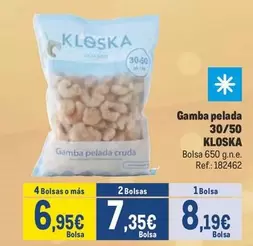 Oferta de Kloska - Gamba Pelada por 8,19€ en Makro