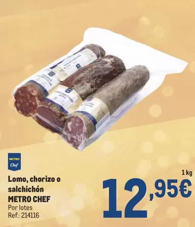 Oferta de Chef - Lomo, Chorizo O Salchichon por 12,95€ en Makro