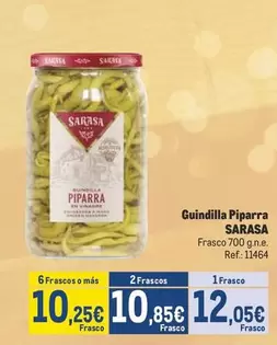 Oferta de Sarasa - Guindilla Piparra por 12,05€ en Makro