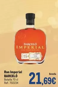 Oferta de Barceló - Ron Imperial por 21,69€ en Makro