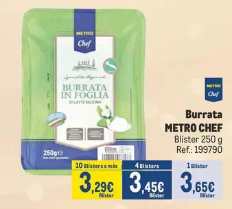 Oferta de Chef - Burrata por 3,65€ en Makro