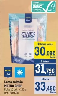 Oferta de Chef - Lomo Salmon por 33,45€ en Makro